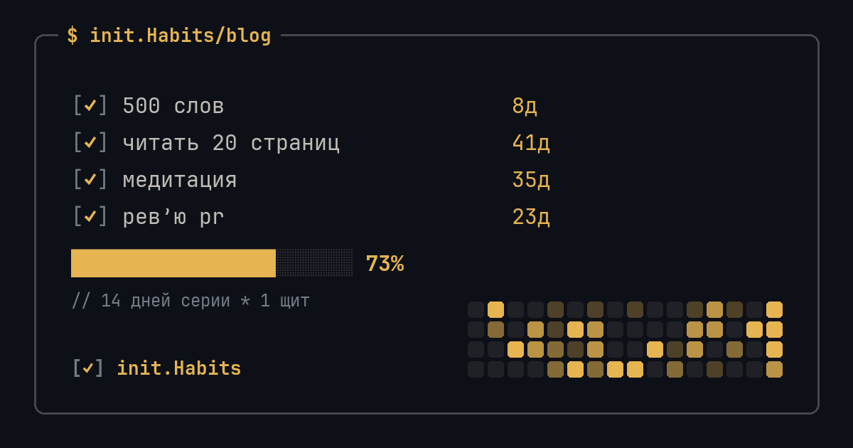 Чтение как привычка: считай страницы, а не дочитанные книги — init.Habits blog